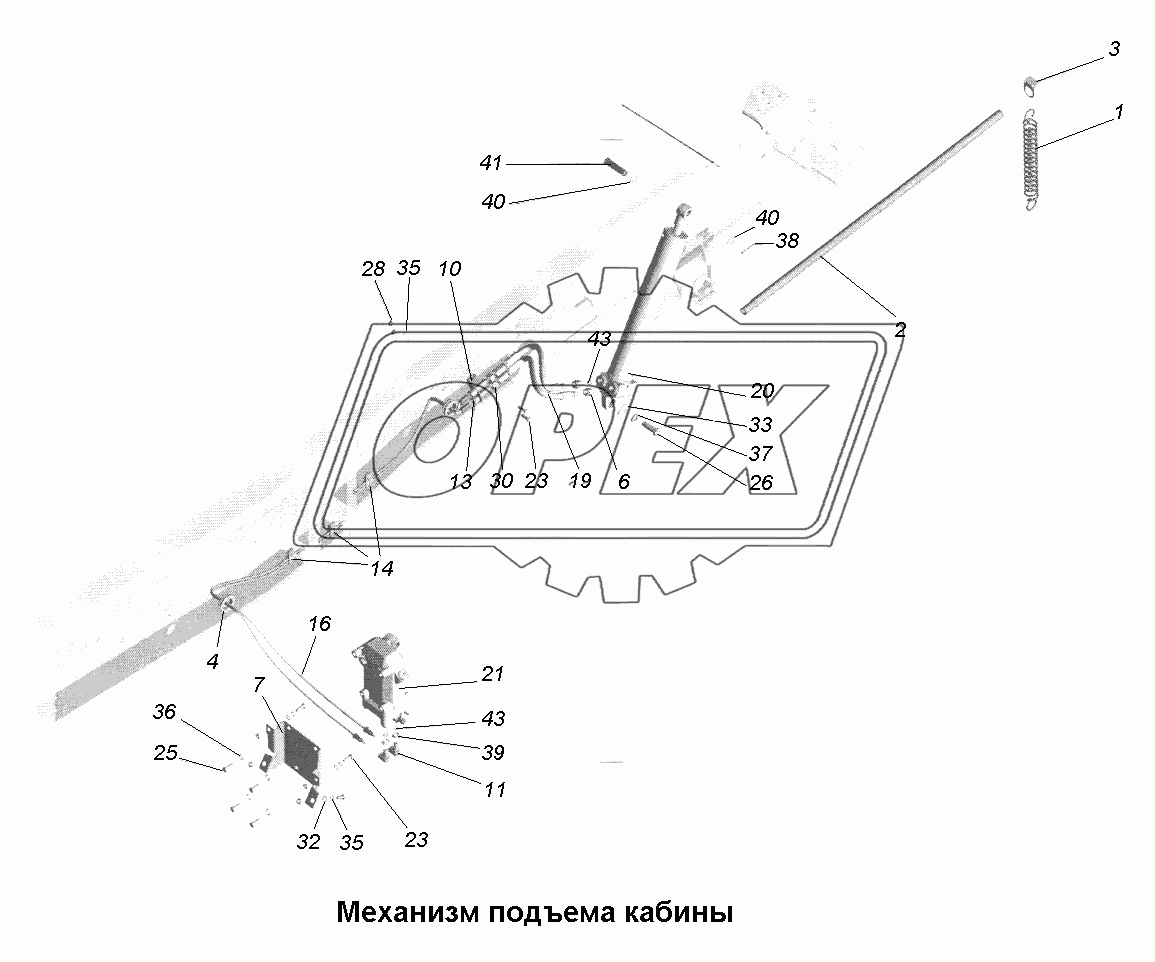 Кабина\Механизм подъема кабины