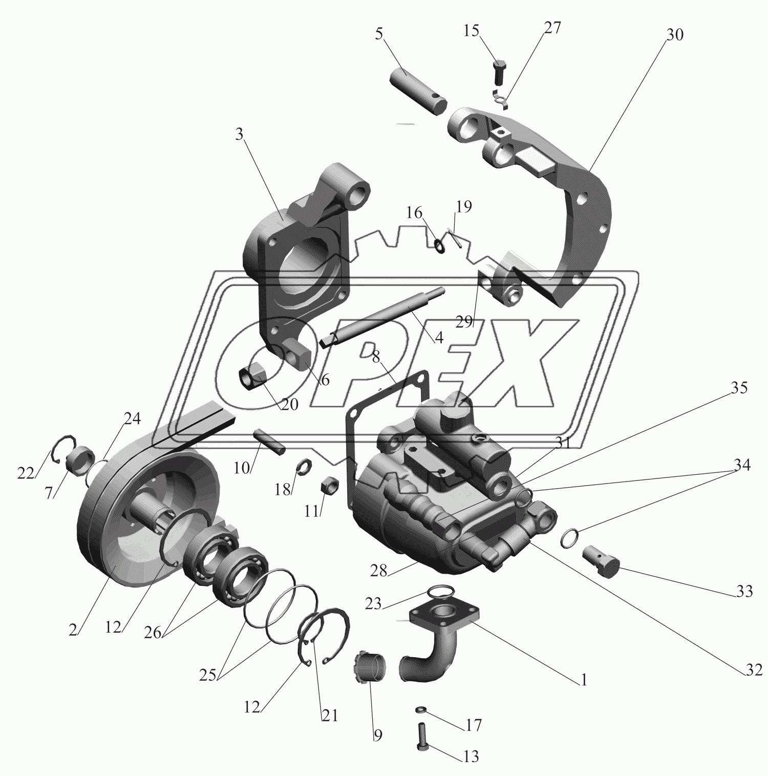 Насос 630300-34070008-720