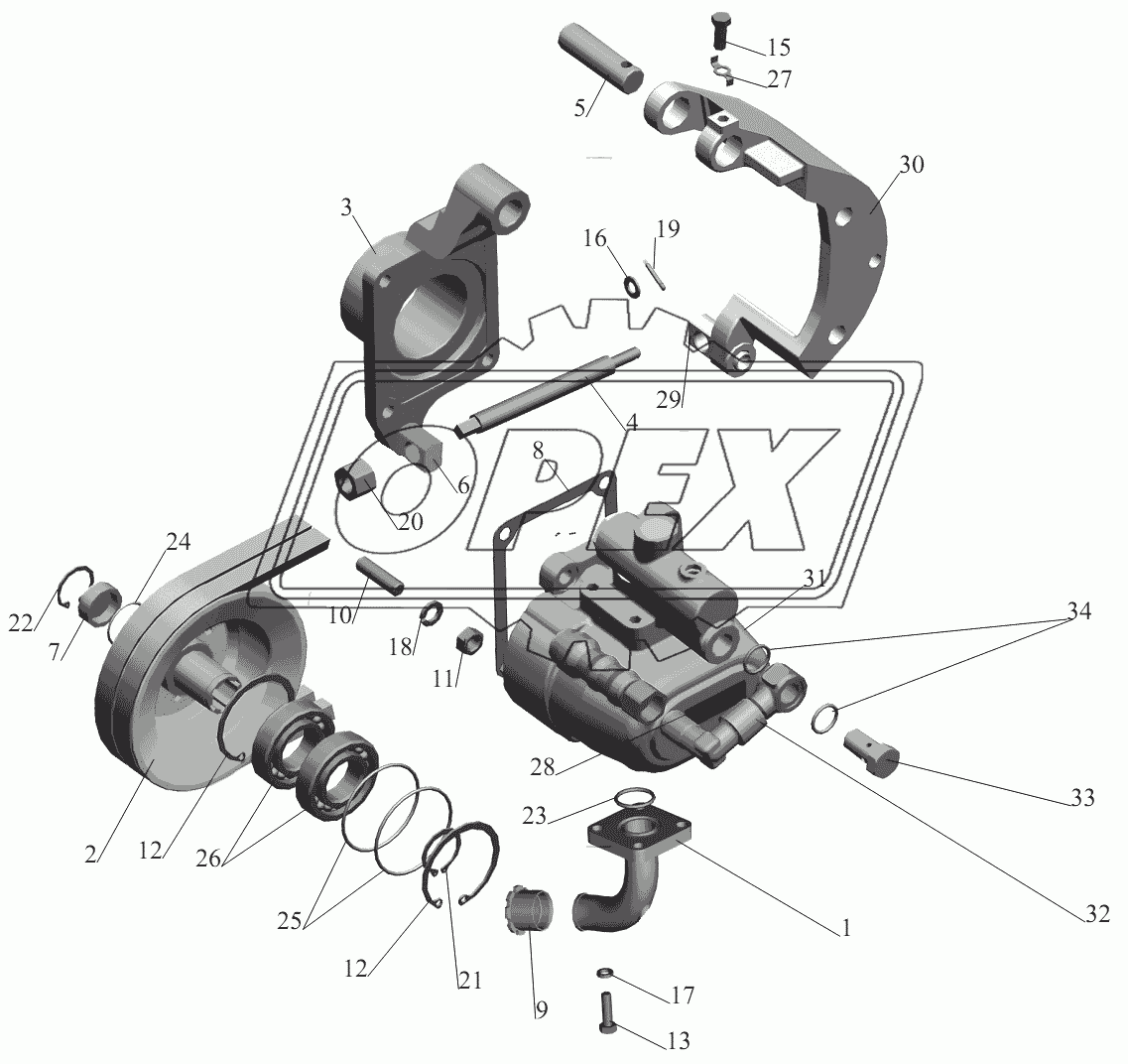 Насос 630300-3407010 (-700)