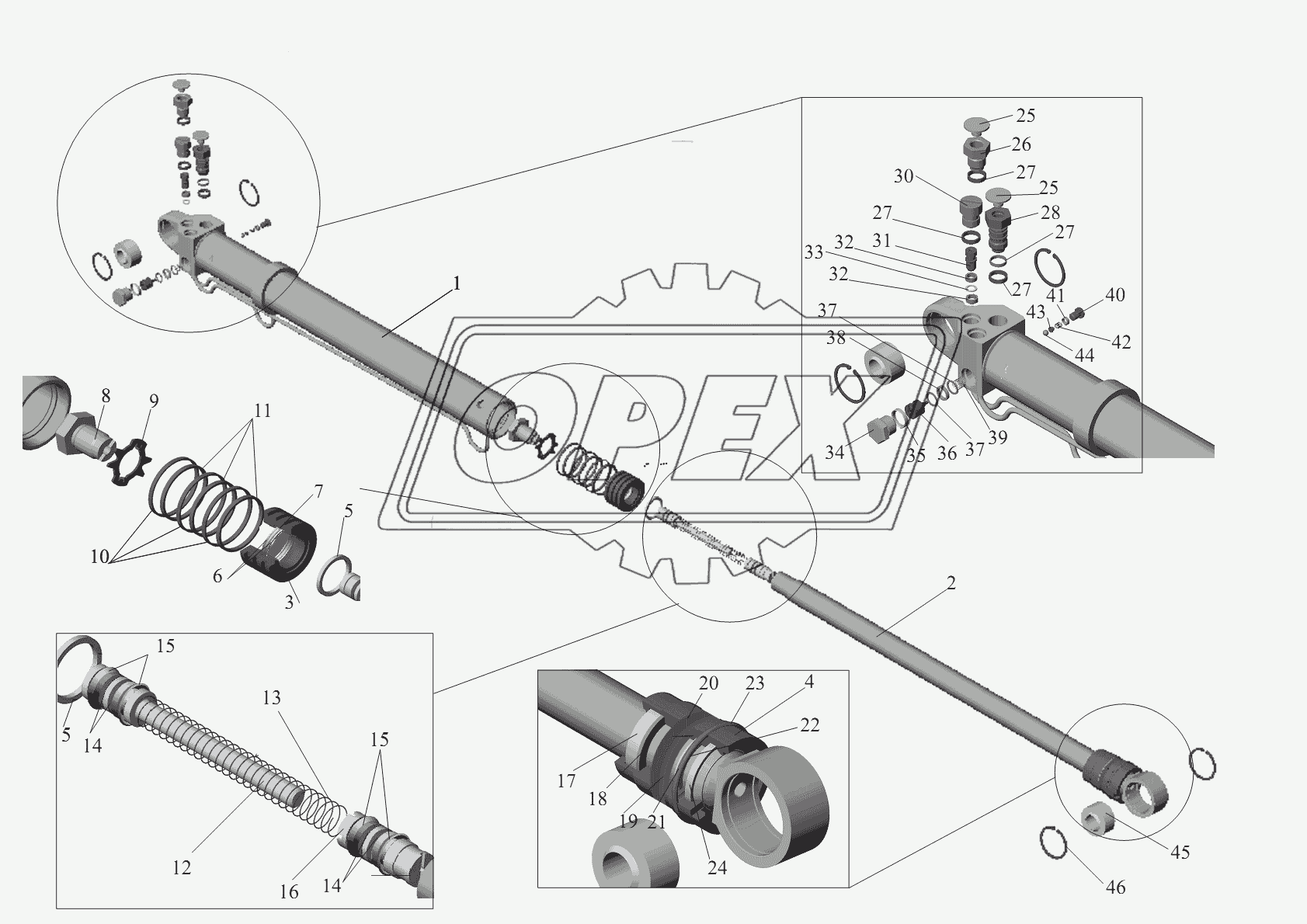 Гидроцилиндр 6430-5003010