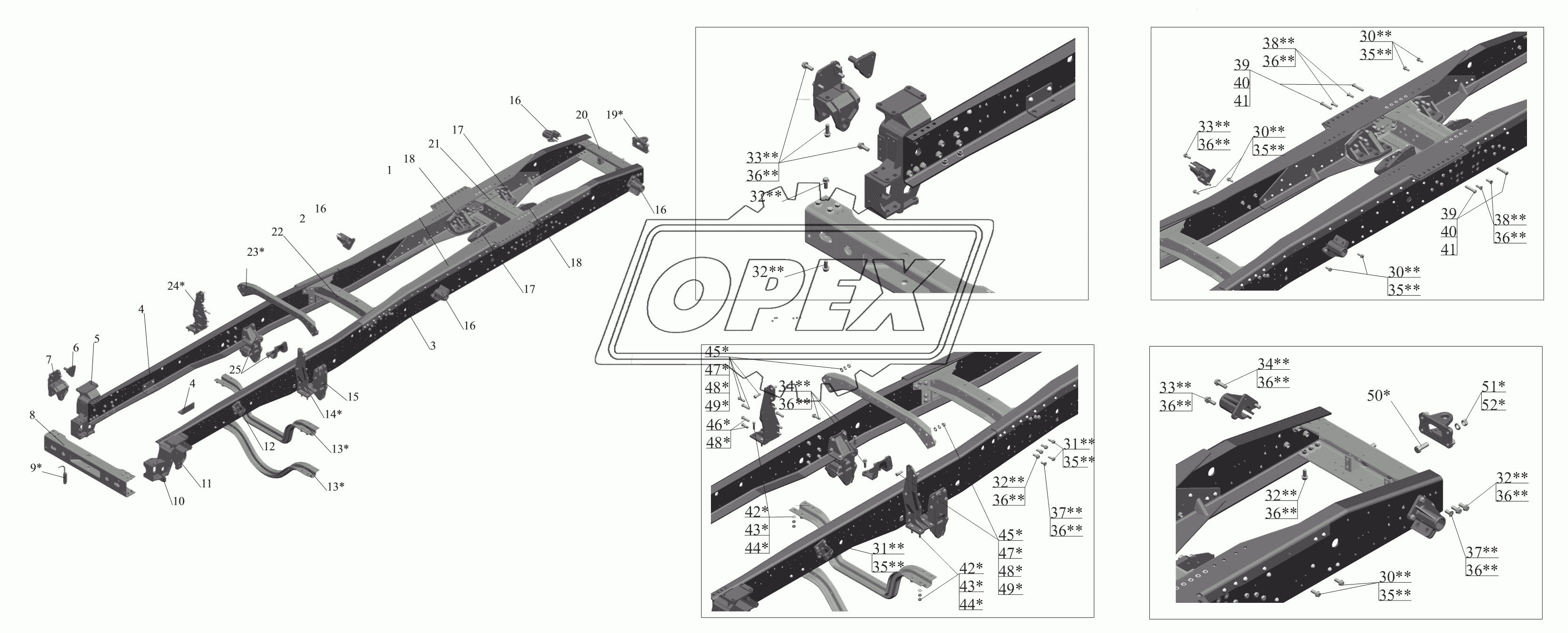 Рамы 6430-2801002-001