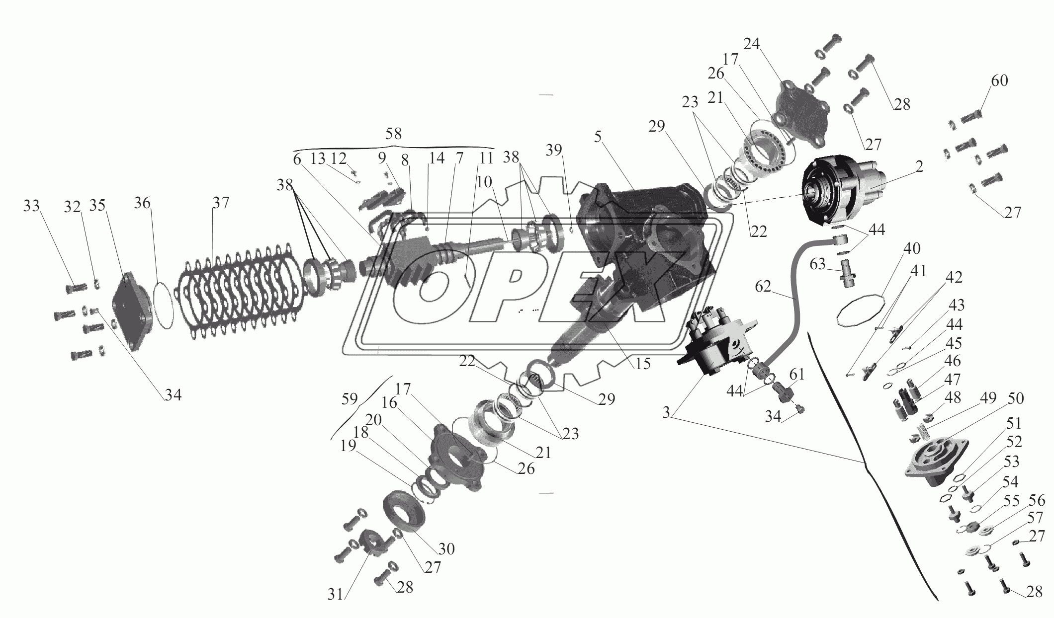 Механизм рулевой 64221-3400010-10