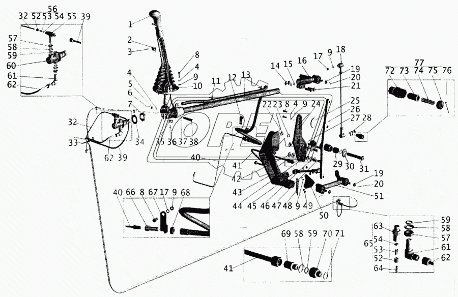 Привод переключения КП 2