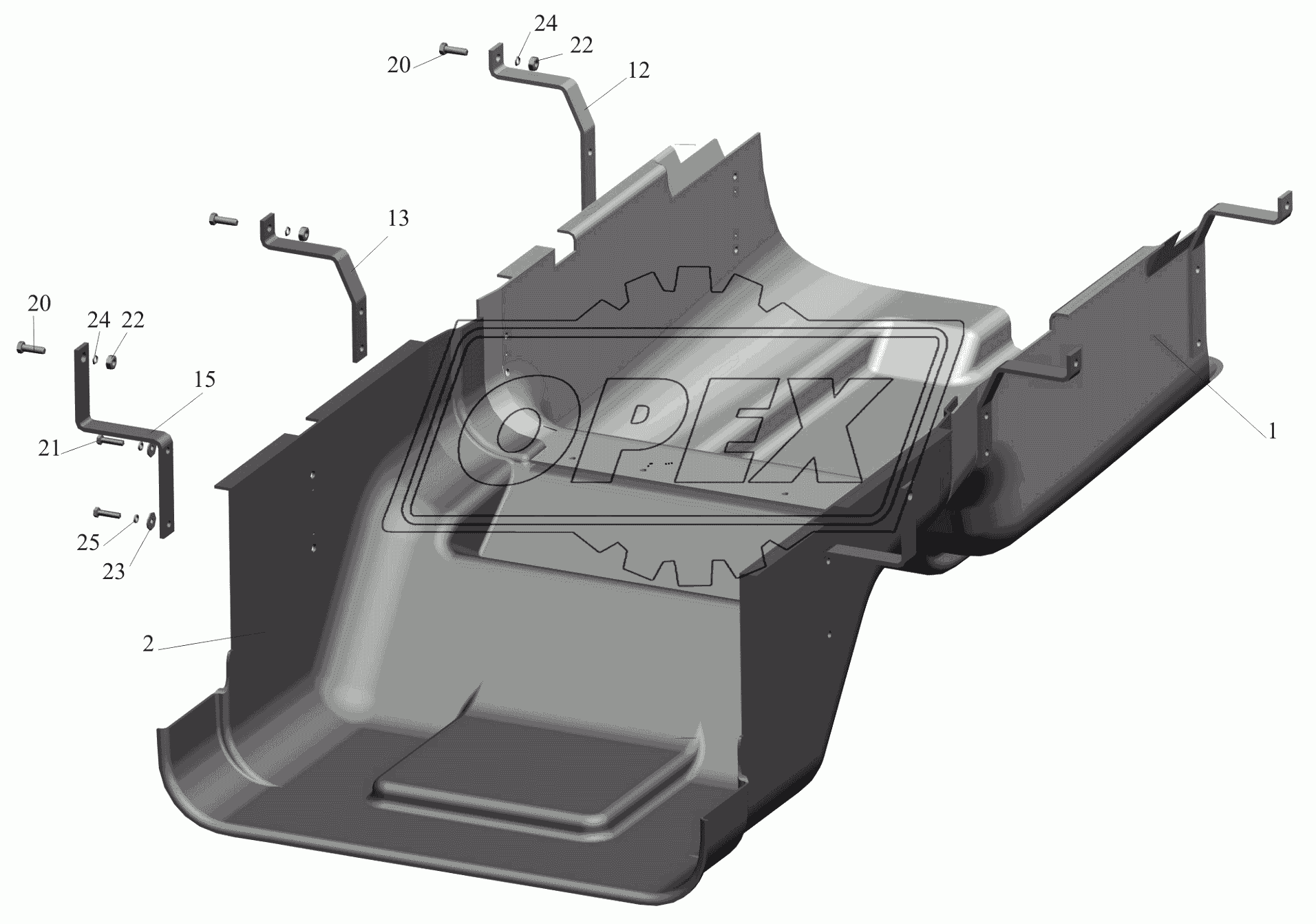 Установка шумоизоляционных экранов 544019-1061004-006