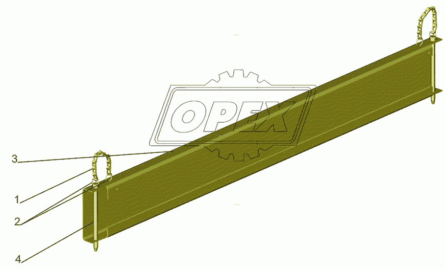 Балка с осью 6501-2815125