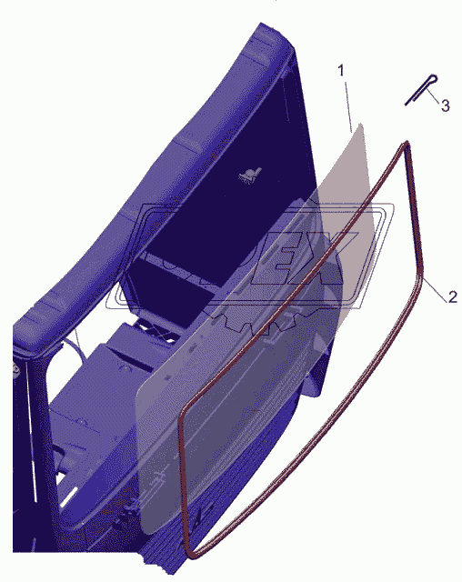 Установки стекла 6430-5200010