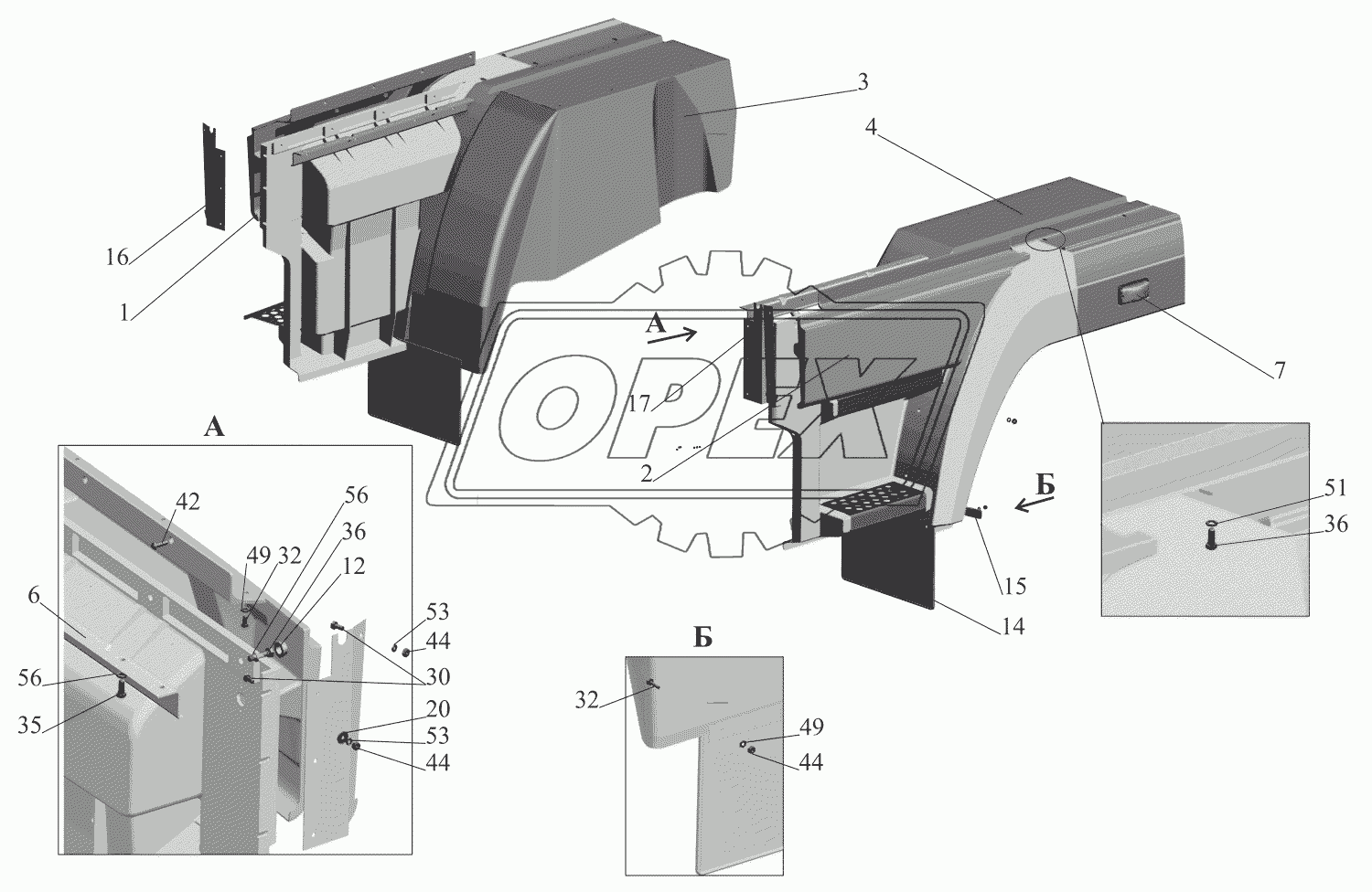 Установка оперения 6516A8-8400020-010