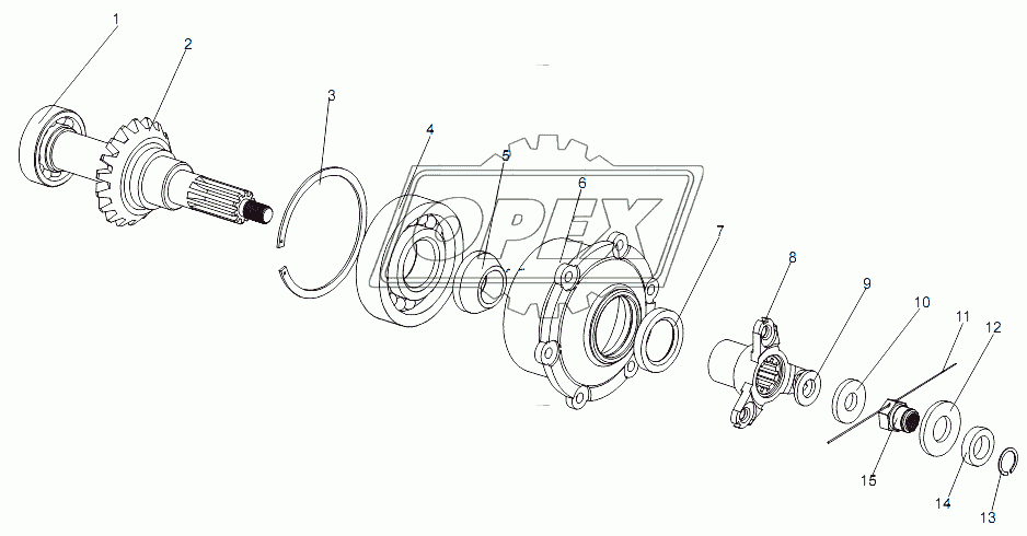 Вал-шестерня 7919-1315570