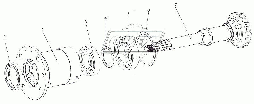 Вал-шестерня 7919-1315340