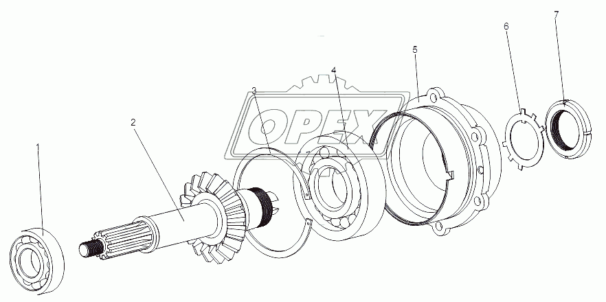 Вал-шестерня 7919-1315420