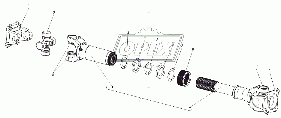 Вал карданный 7919-1316030