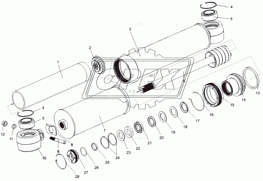 Амортизатор 543-2905306-21