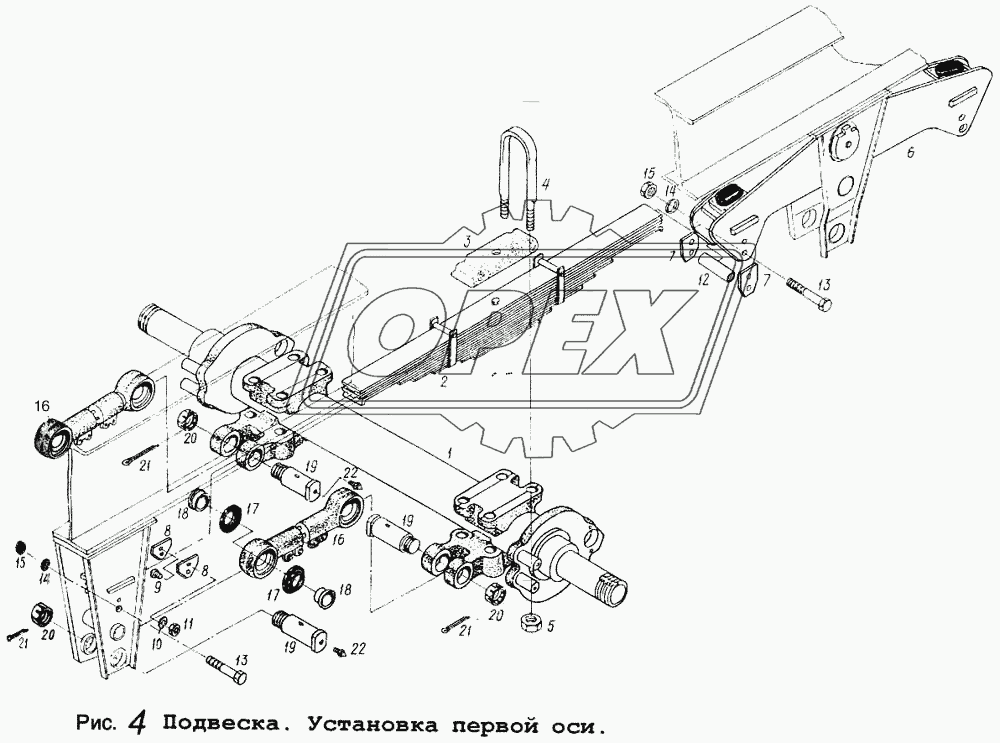 Подвеска. Установка первой оси