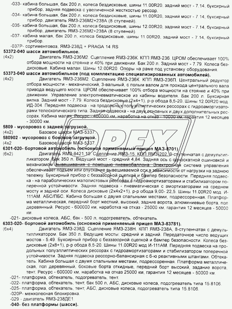 Бортовые автомобили и шасси 3