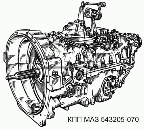 КПП МАЗ 543205-070