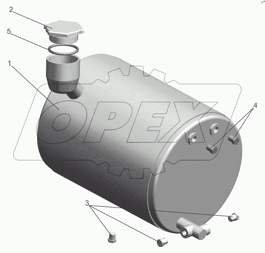  Бачок топливный 64226-1015910