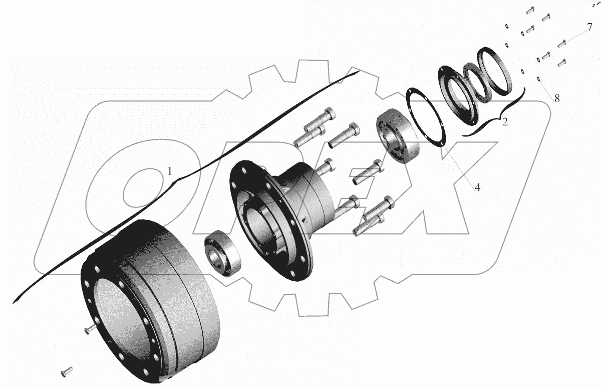  Ступица 4370-3103006