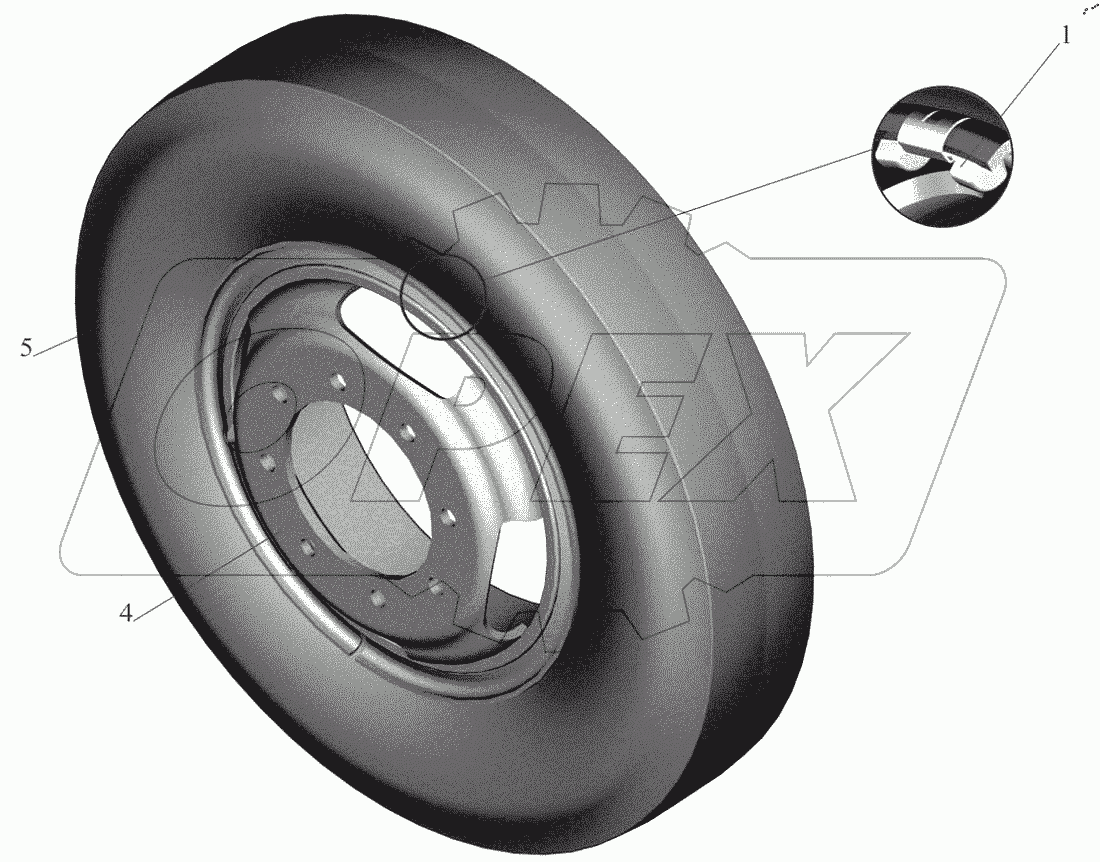  Колесо и шина