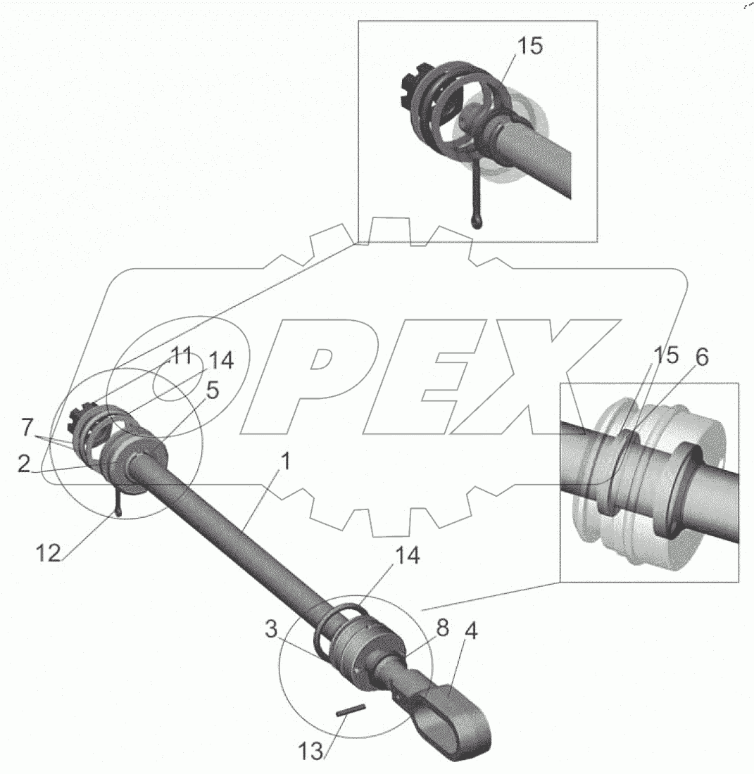  Шток 4370-5003040