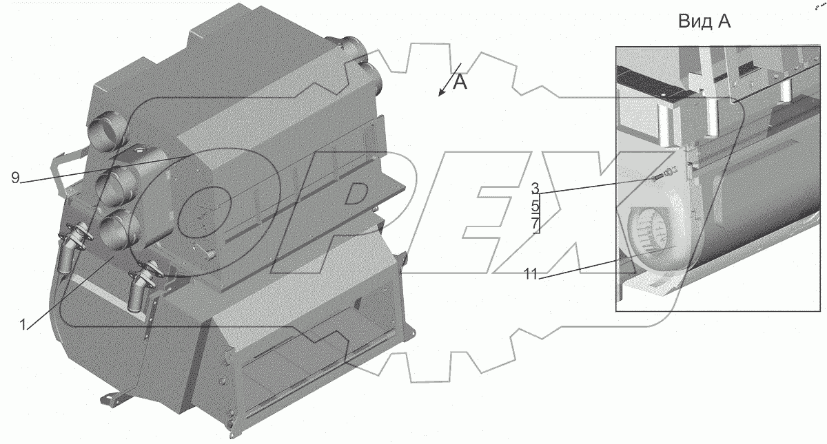 Отопитель 544004-8101010
