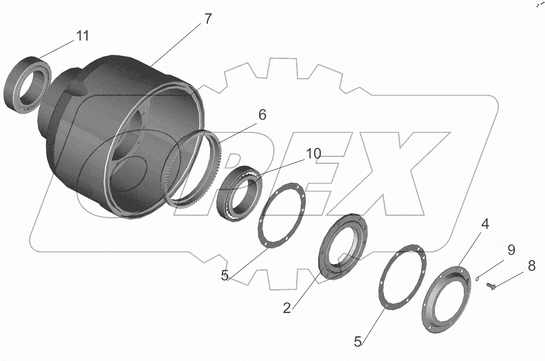  Ступица моста