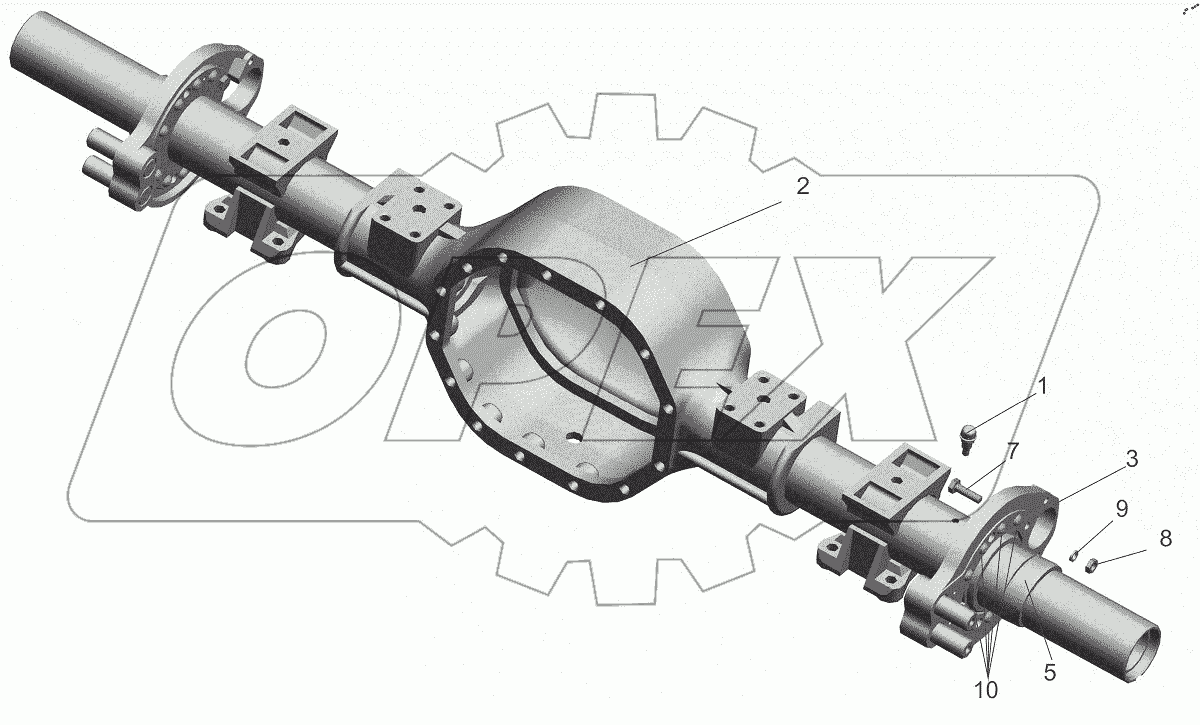  Картер моста 4370-2401010