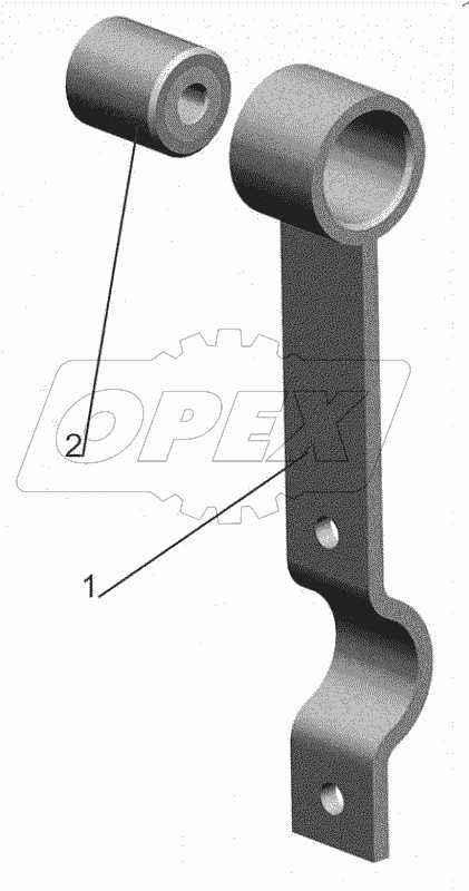  Рычаг 4370-2916020-010
