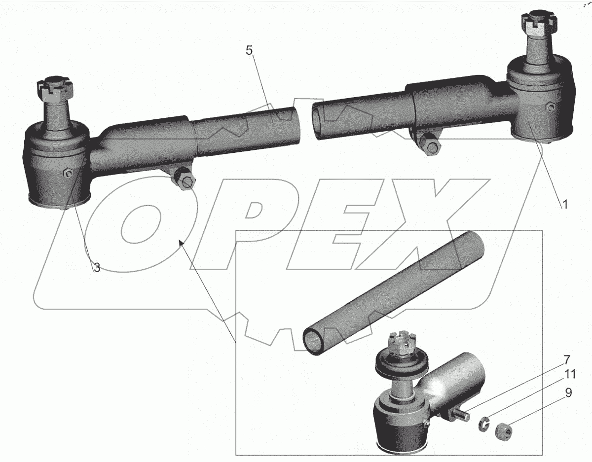  Тяга поперечная 4370-3003052