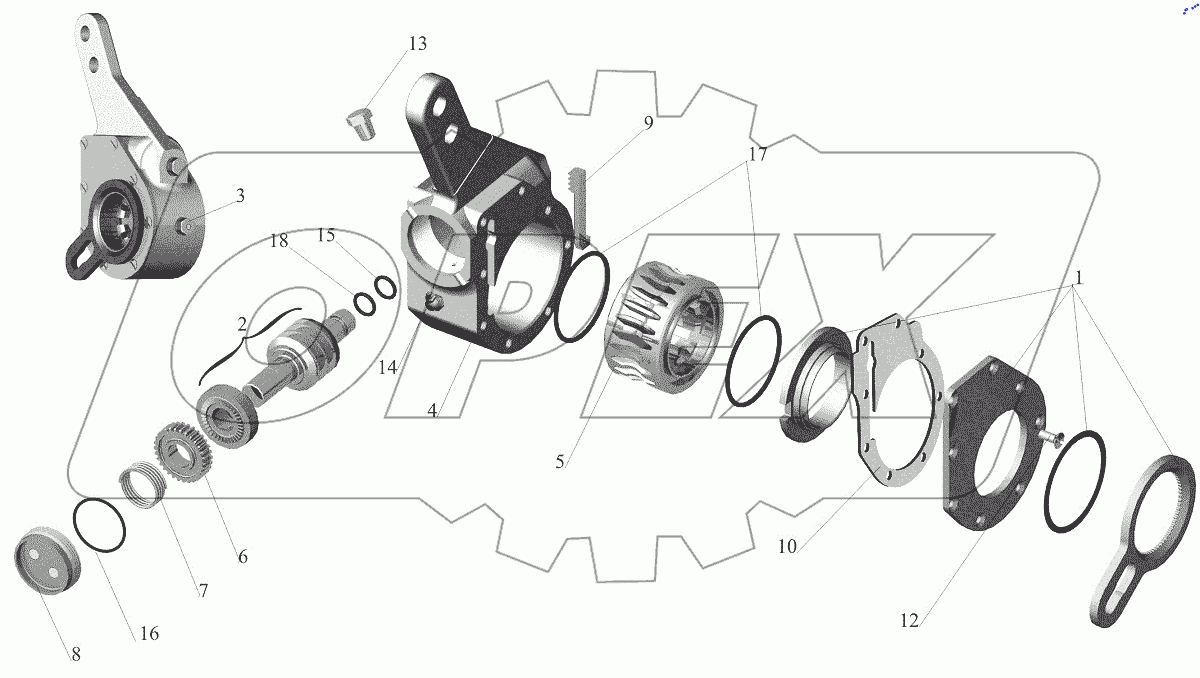 Рычаг регулировочный 103-3501136-10