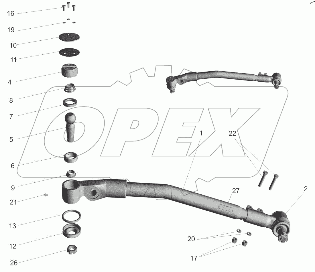  Тяга продольная 5440-3003010