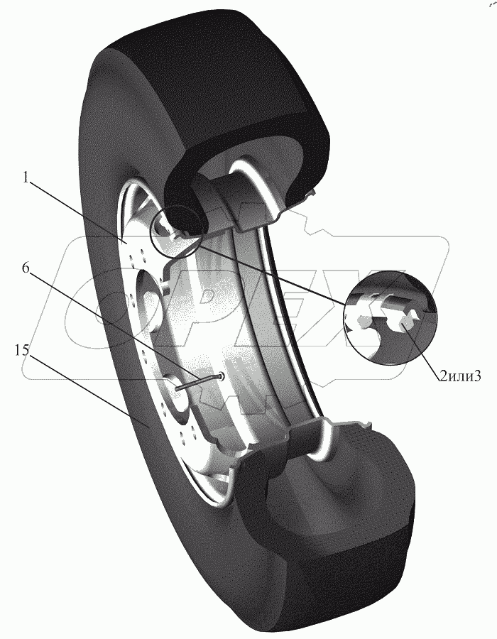  Колесо и шина