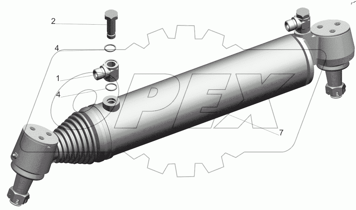  Цилиндр гидравлический 6430-3405004