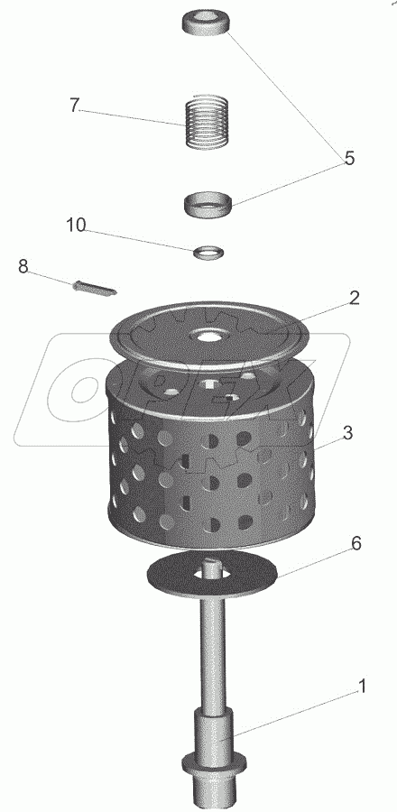  Фильтр с клапаном 5336-3410051