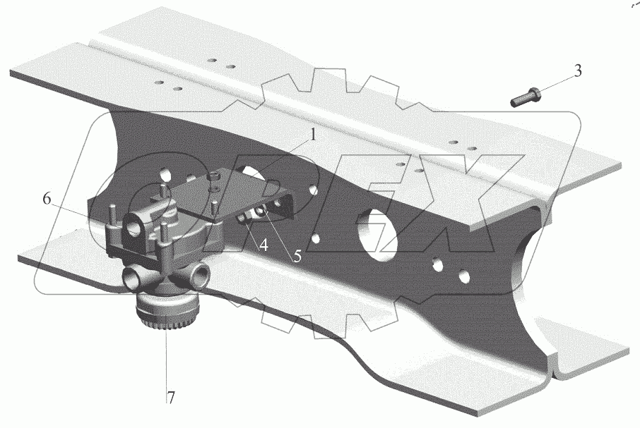  Установка ускорительного клапана 544019-3518005