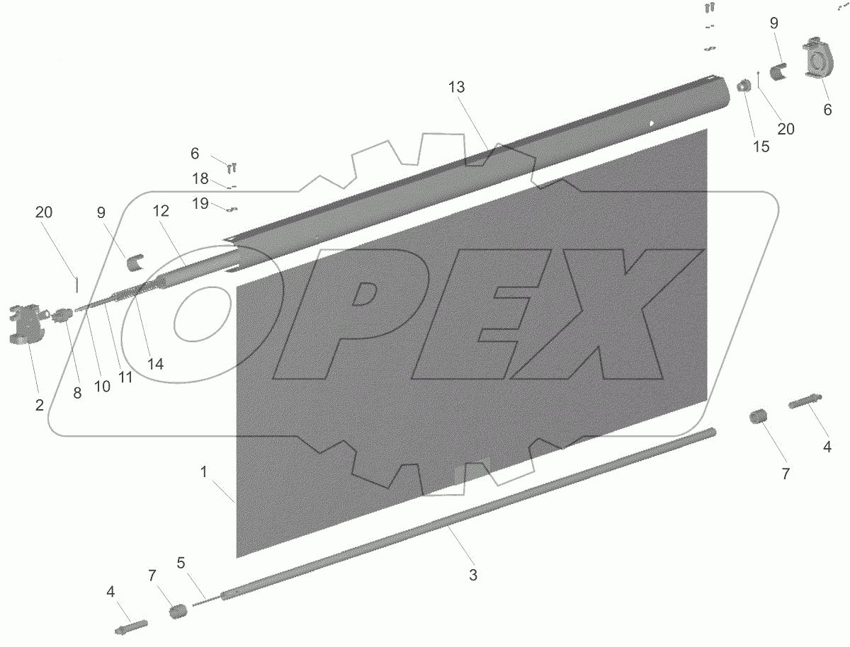  Штора противосолнечная 6430-8204110