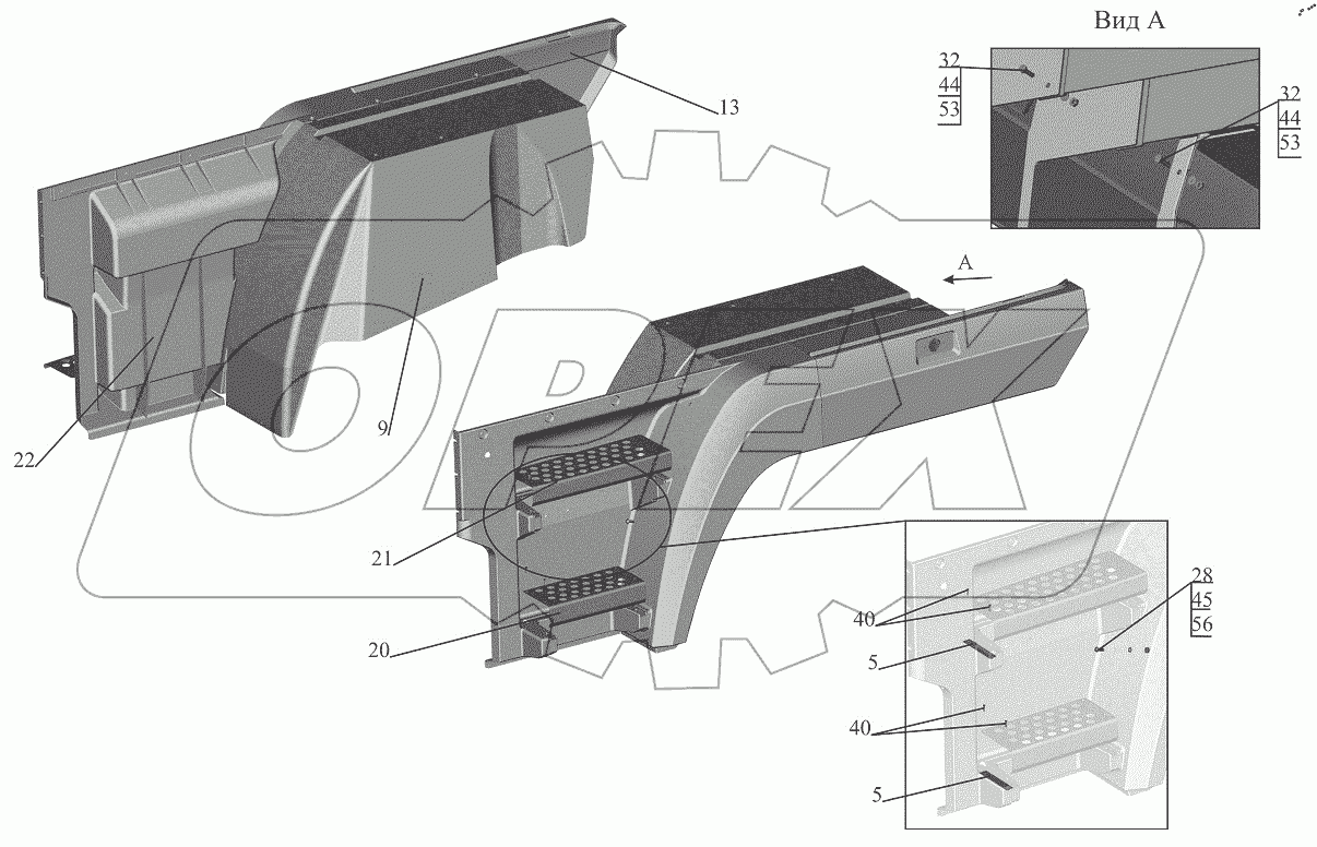  Оперение 6312-8400010-010