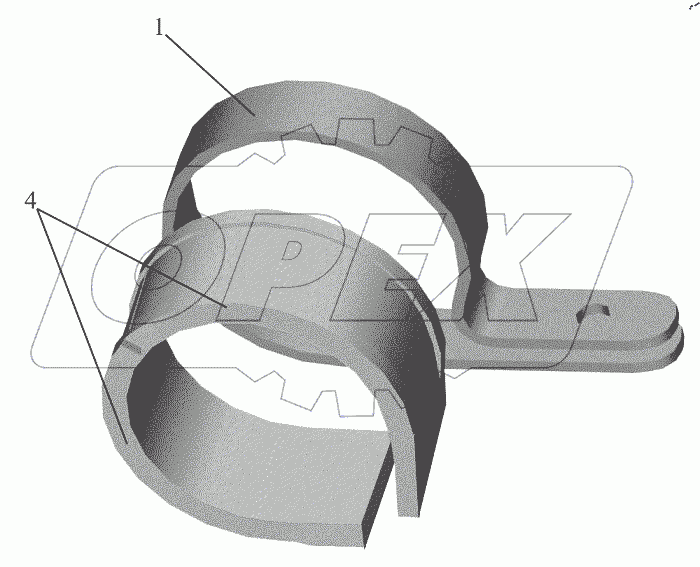  Кляммер 544020-8117052