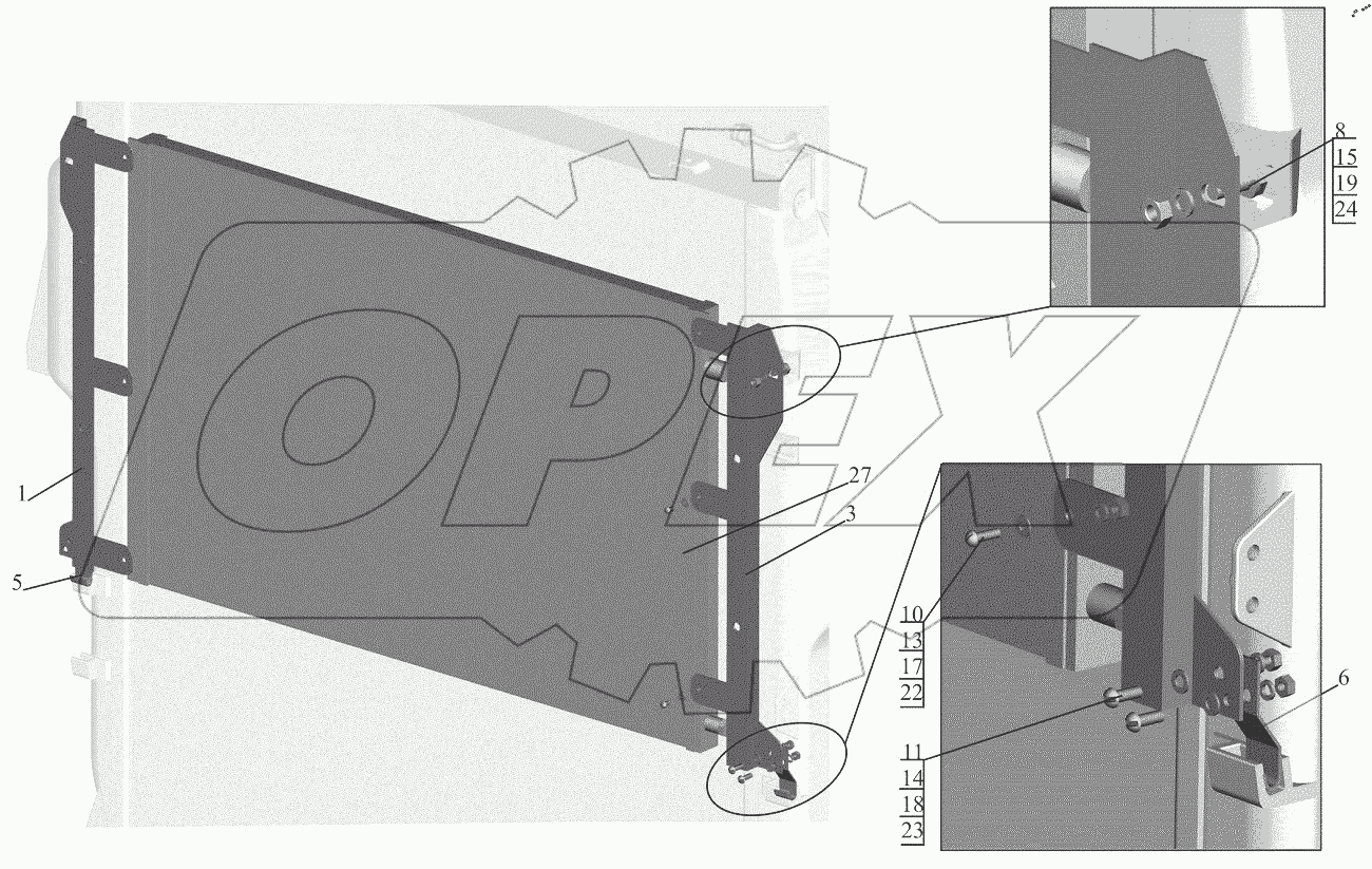  Установка конденсатора 544019-8100034