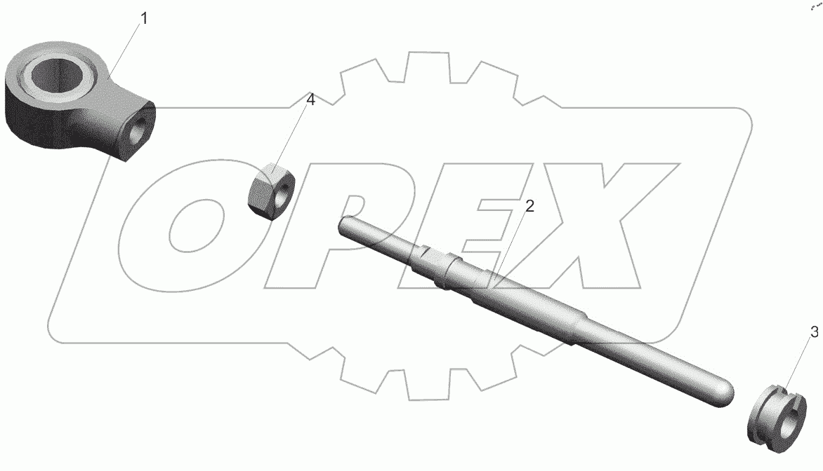  Толкатель 6430-1602568