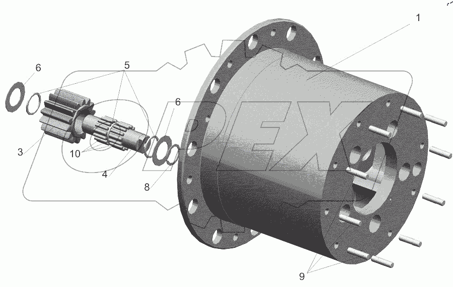  Корпус водила 5440-2405029-020