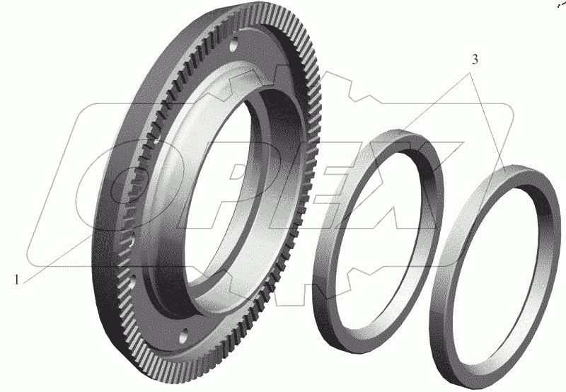  Крышка с манжетами 544019-3104034