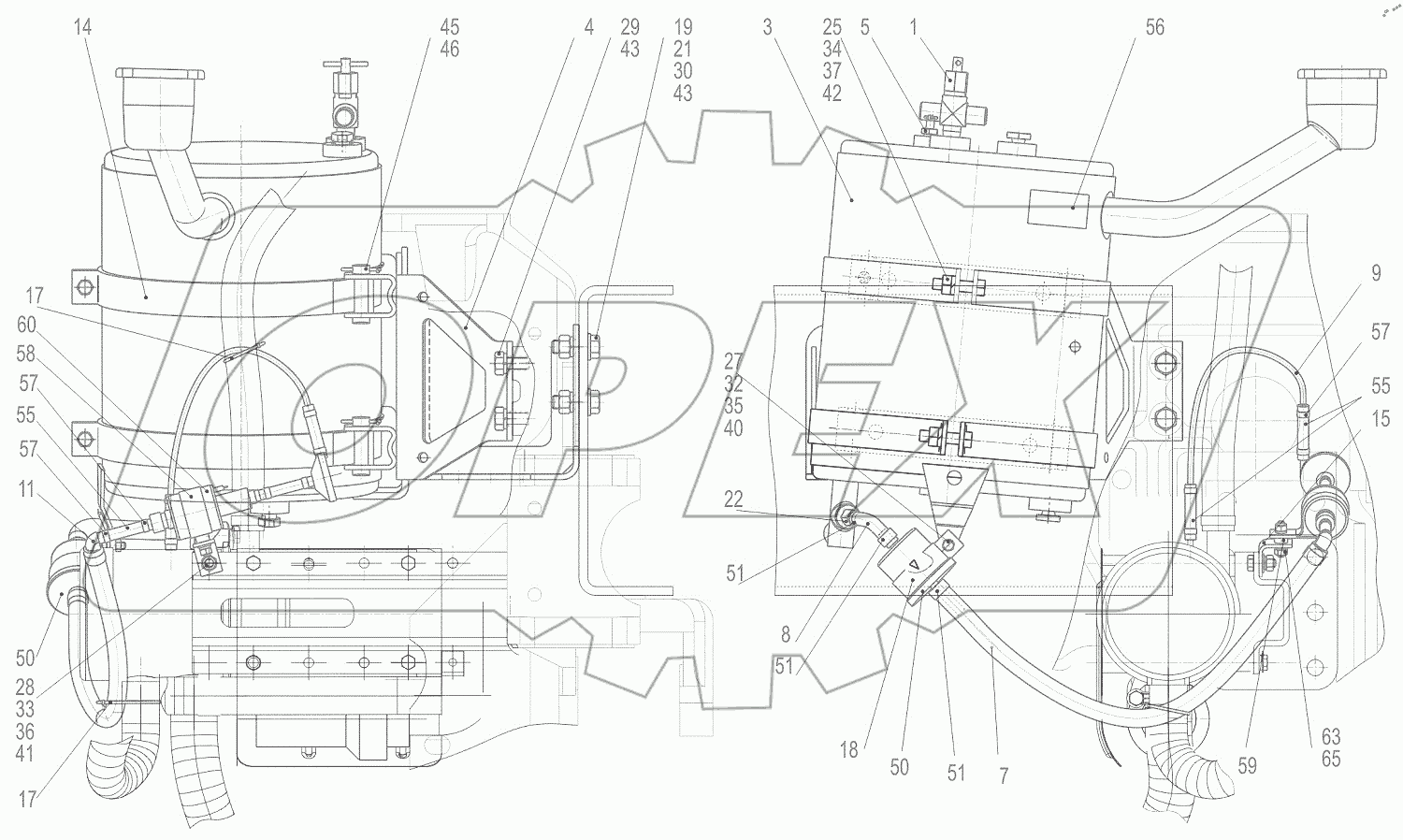 Топливопроводы питания подогревателя 544019-1015004-010