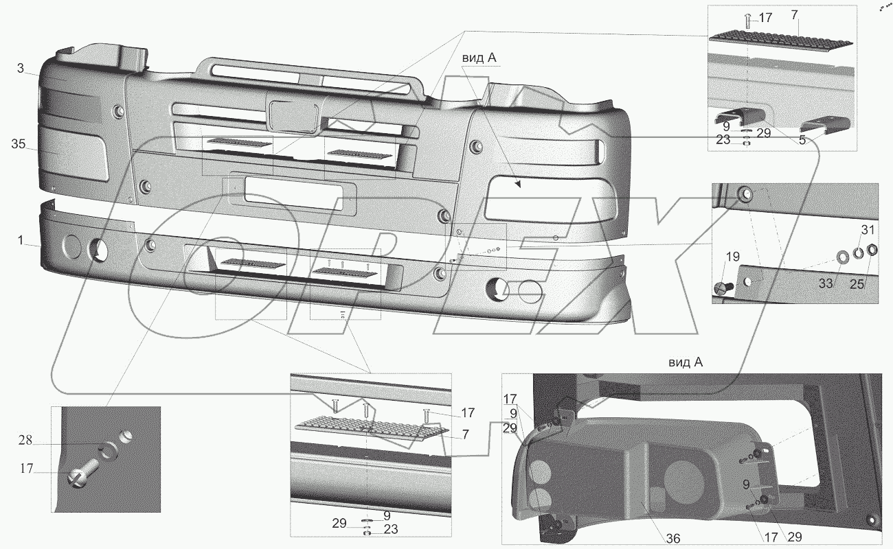  Бампер передний 5440E9-2803010