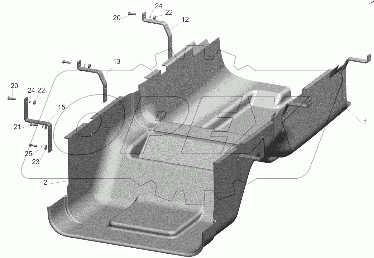  Установка шумоизоляционных экранов 544019-1061004-006