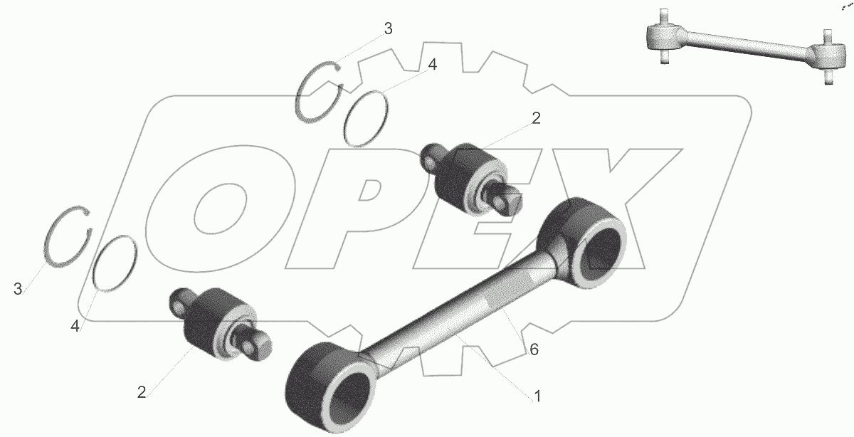  Штанга реактивная 64221-2919014