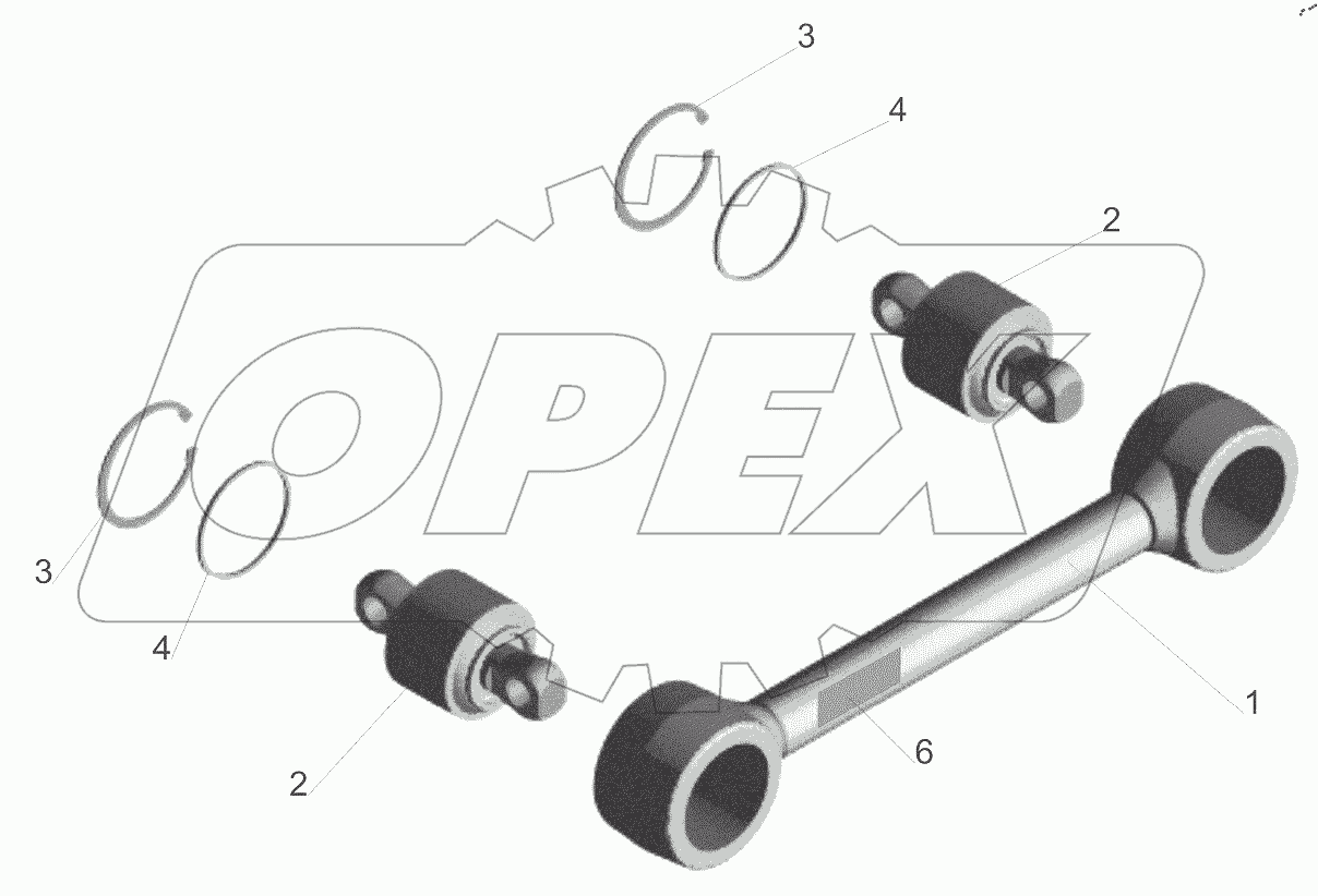  Штанга реактивная 6430-2919014