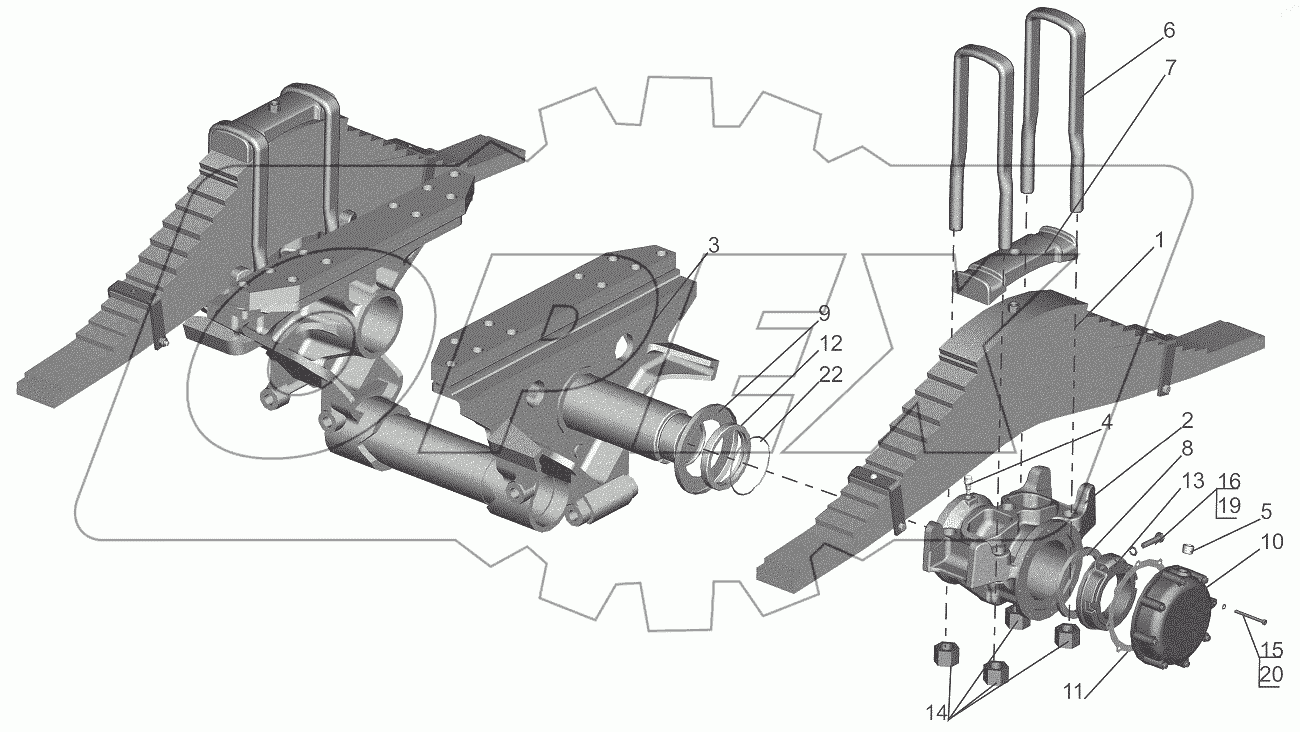  Подвеска балансирная 650119-2900012