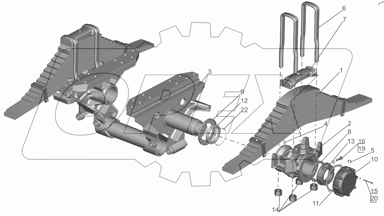 Подвеска балансирная 643018-2900012
