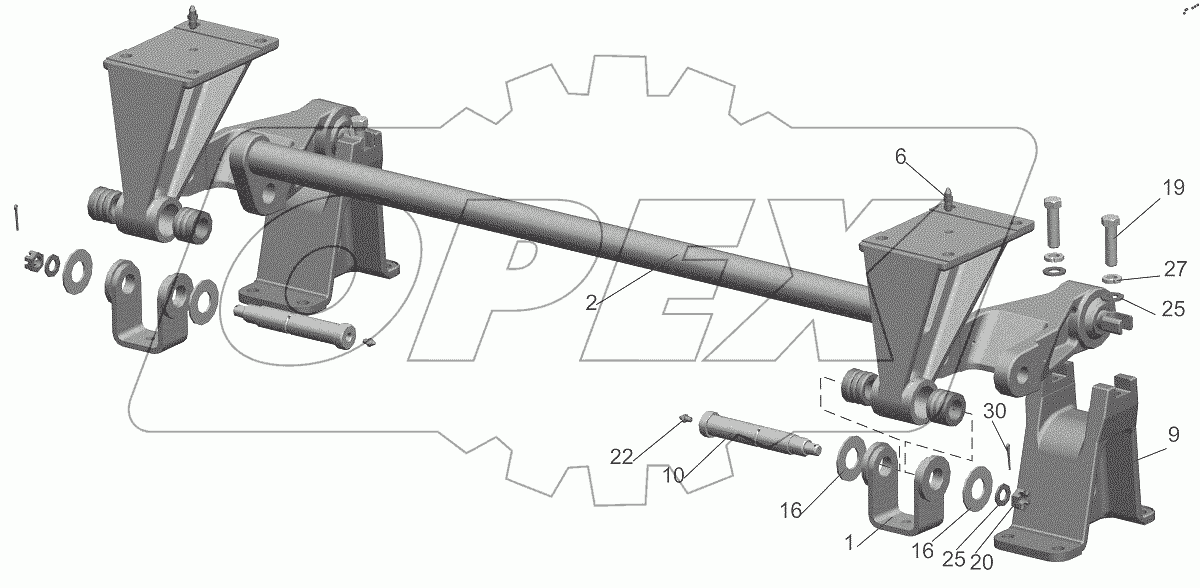  Переднее подрессоривание