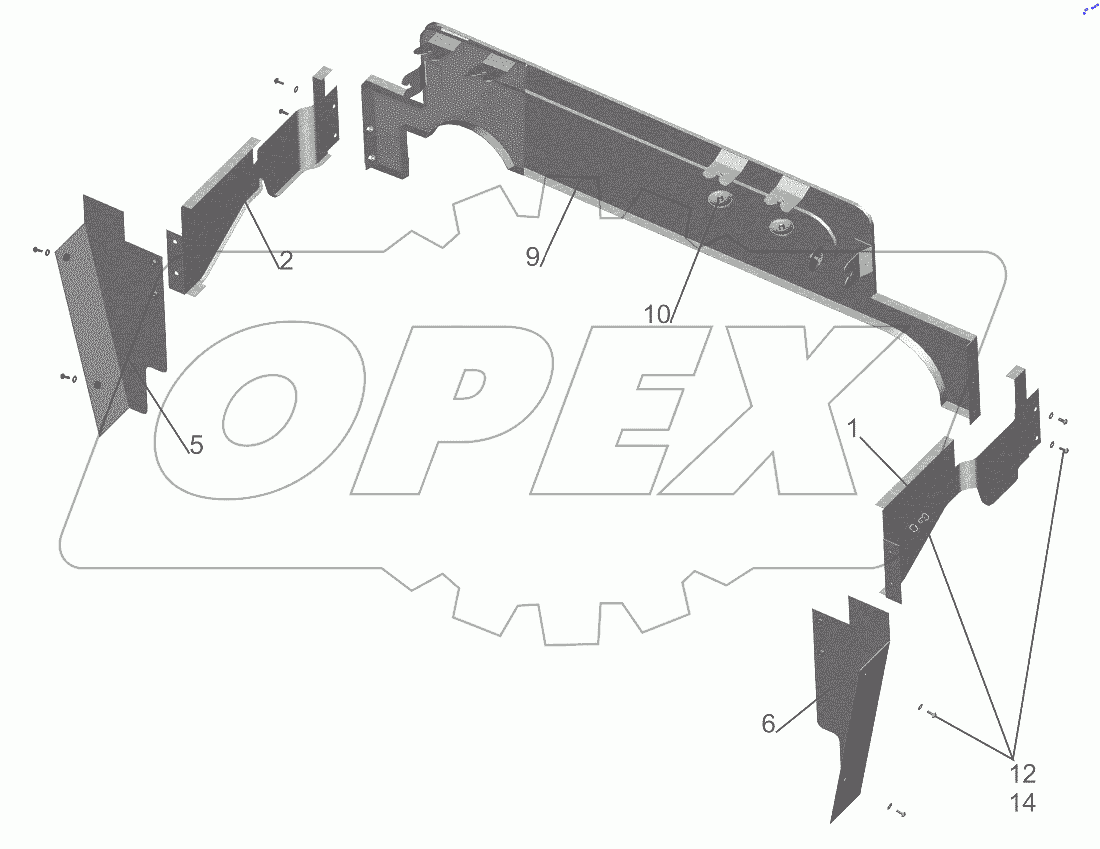  Установка экранов 5440А9-8400026